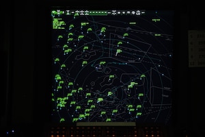 radar showing all aircraft in the area