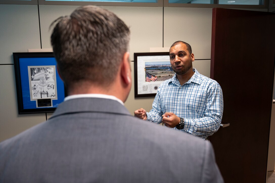 As the go-to SharePoint expert for the Office of Special Investigations, Julio Velezón II sometimes feels like the agency’s “most popular guy,” because every day, Velezón integrates complex data systems into OSI’s network, using the latest tech innovations to support more than 300 detachments across OSI.