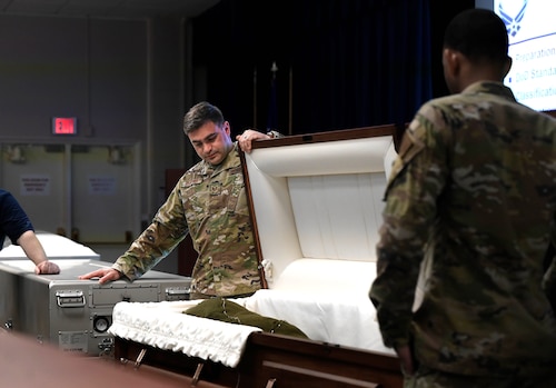 two people receive training