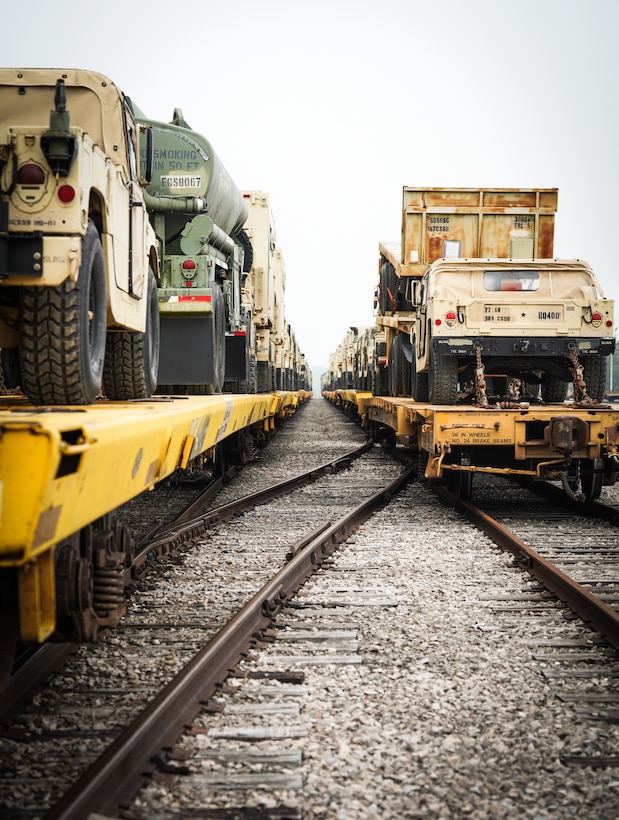 U.S. Army Reserve Units Unite for Railhead Operations at Fort Knox, Ky.