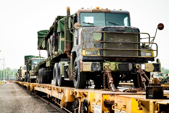 U.S. Army Reserve Units Unite for Railhead Operations at Fort Knox, Ky.