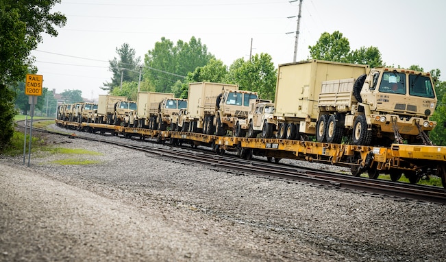 U.S. Army Reserve Units Unite for Railhead Operations at Fort Knox, Ky.