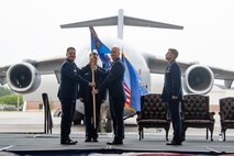 Two people pose for a photo