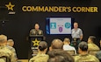 Col. Brandon Teague, commander of 5SFAB and Lt. Col. Rob Smith, commander 3SCOTS present at the 2024 LANPAC Commander's Corner.