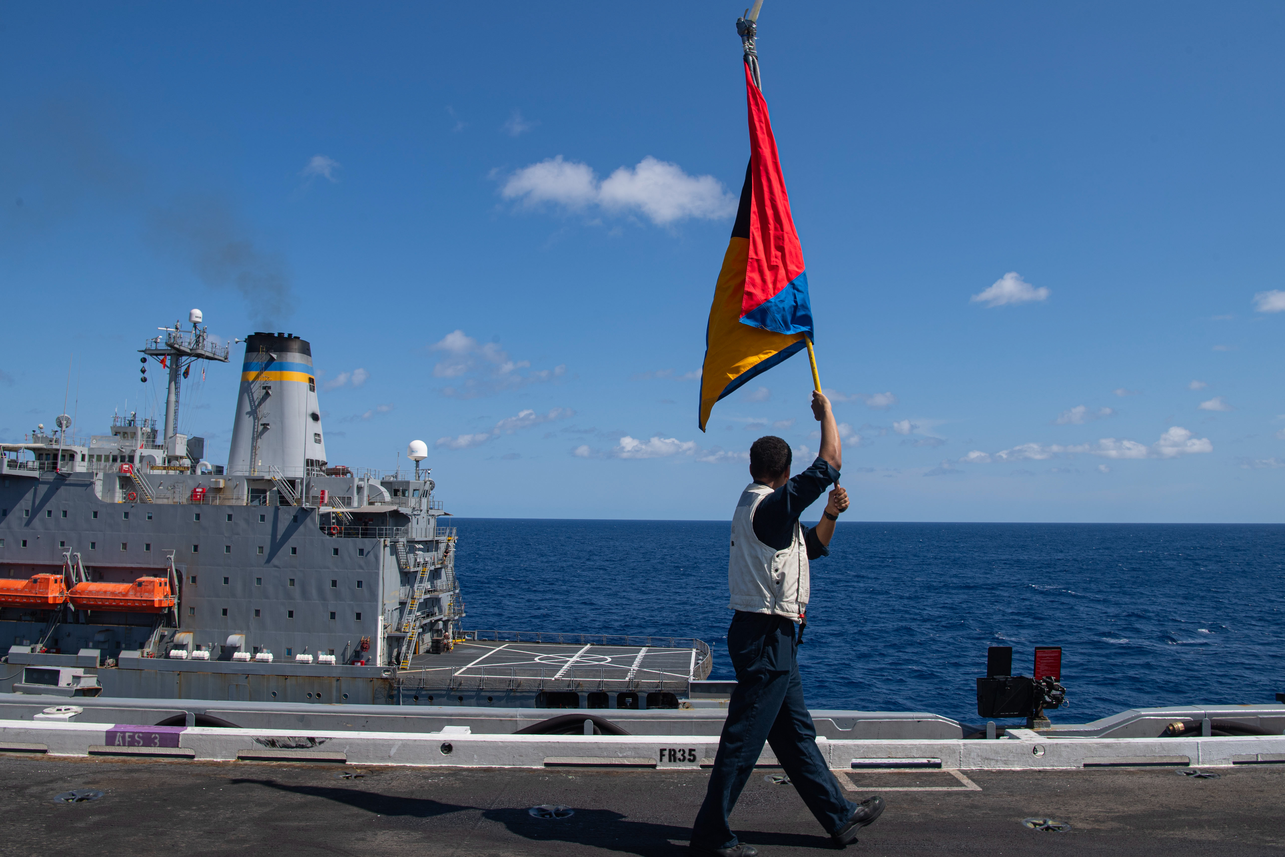 USS Harry S. Truman (CVN 75) underway operations in the Atlantic Ocean.