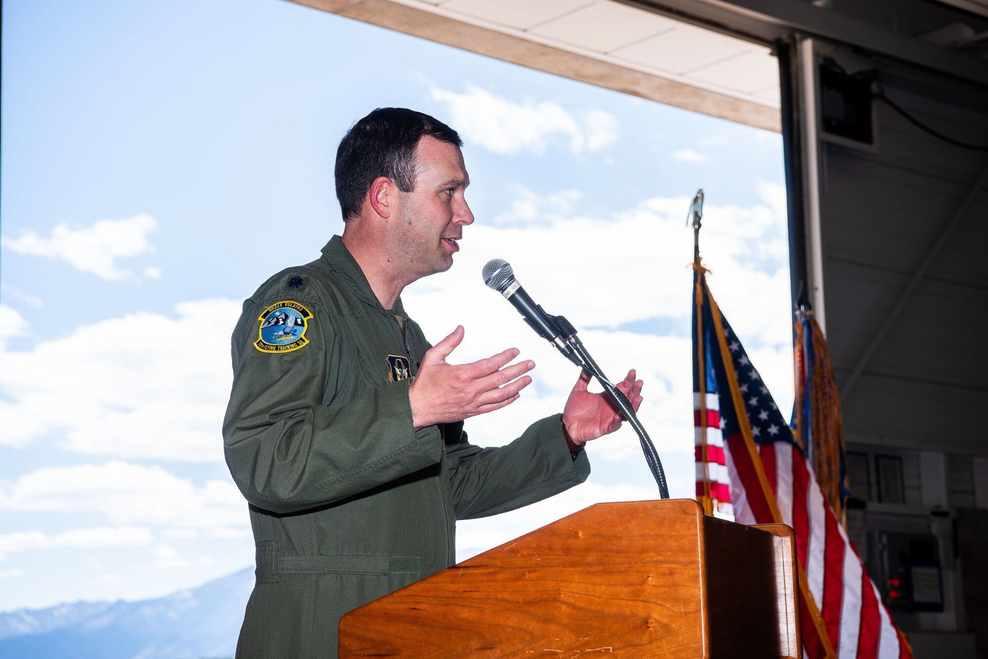 70th FTS Change of Command ceremony