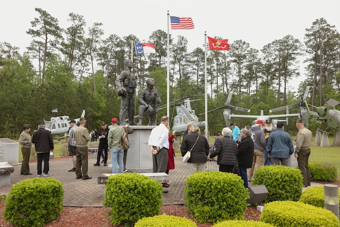 Vietnam War Veteran Tour on MCAS New River