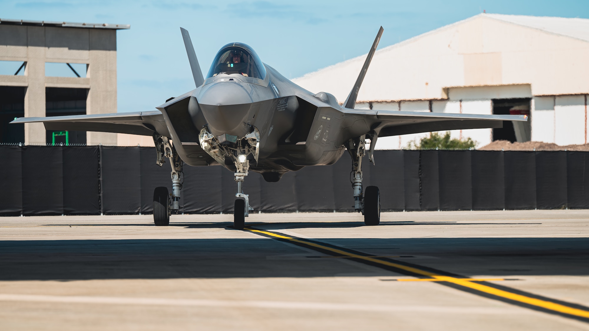 fighter jet on ground