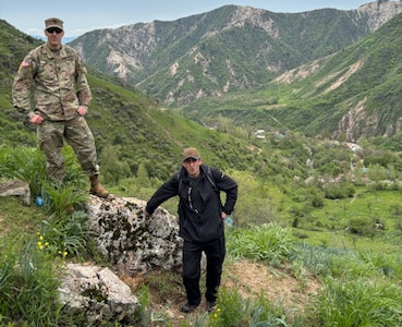 276th Engineers conduct mountain warfare exchange with Tajik partners