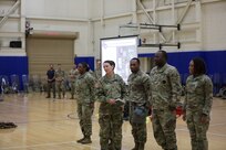 U.S. Army Soldiers with the 372nd Military Police Battalion, District of Columbia Army National Guard participate in a joint training event with the 113th Security Forces Squadron at Fort Belvoir, Va. May 18, 2024.  The training engages members of the D.C. National Guard to improve interoperability and familiarity to ensure personnel are ready to support civilian lead agency partners involved in high-profile events across the DMV.