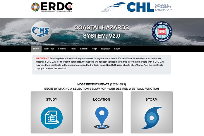 Coastal Hazards System