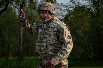 Command Sgt. Maj. Gregory Betty completes the Expert Physical Fitness Assessment