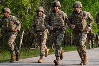 Command Sgt. Maj. Gregory Betty completes the Expert Physical Fitness Assessment