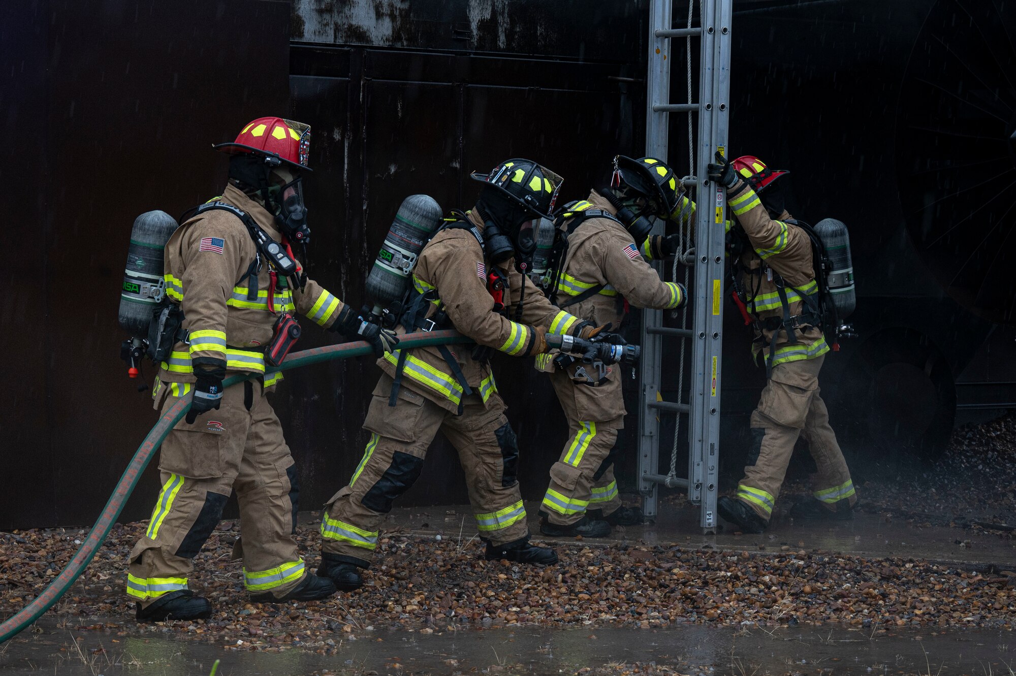 This training allows firemen to remain proficient and successfully respond to real-world emergencies.