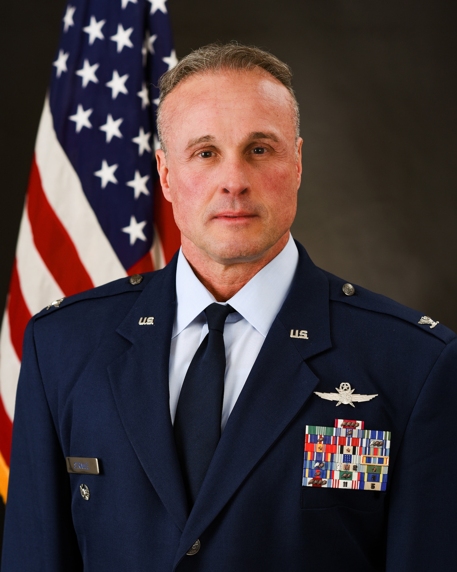 Official photo of Col Shawn Strahle