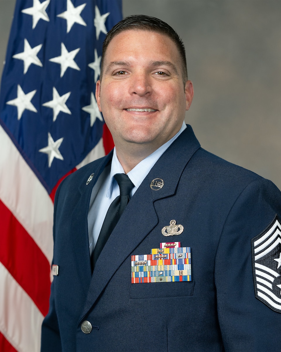 Chief Master Sgt. Gordon M.R. Wager is the Command Chief Master Sergeant of the 445th Airlift Wing at Wright-Patterson Air Force Base, Ohio.