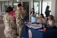 Soldiers at NCOLCoE Commissioning Fair