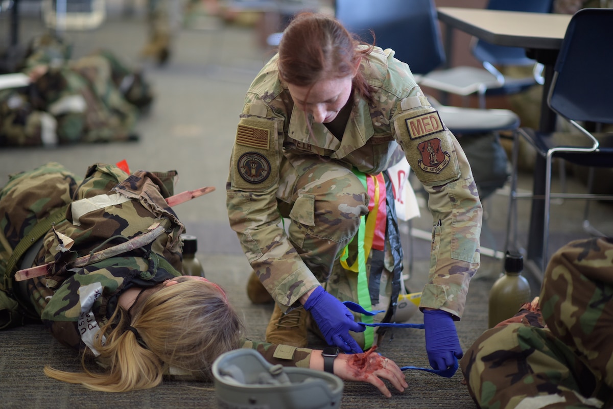 Photo from 183d Wing's HYDRA STRIKE readiness exercise.