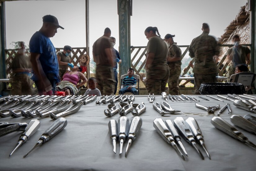 A photo of dental tools.