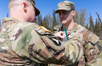 laska Army National Guard Sgt. Brendan White, an infantryman assigned to Alpha Company, 1st Battalion, 297th Infantry Regiment, is awarded 2024 Noncomissioned Officer of the Year in a closing ceremony during the AKARNG’s State Best Warrior Competition at Camp Carroll on Joint Base Elmendorf-Richardson, Alaska, May 18, 2024.