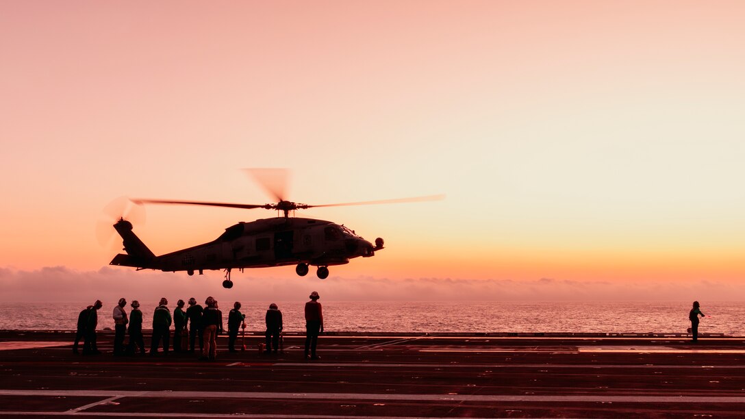 USS George Washington (CVN 73) underway operations in the Atlantic   Ocean.