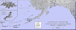 Map of Aleutians Theater with major U.S. Installations as of 1 August 1942, Naval History and Heritage Command Image.