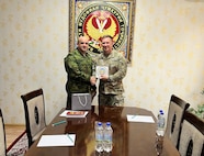 Hubbard conducts key leader engagements in Tajikistan