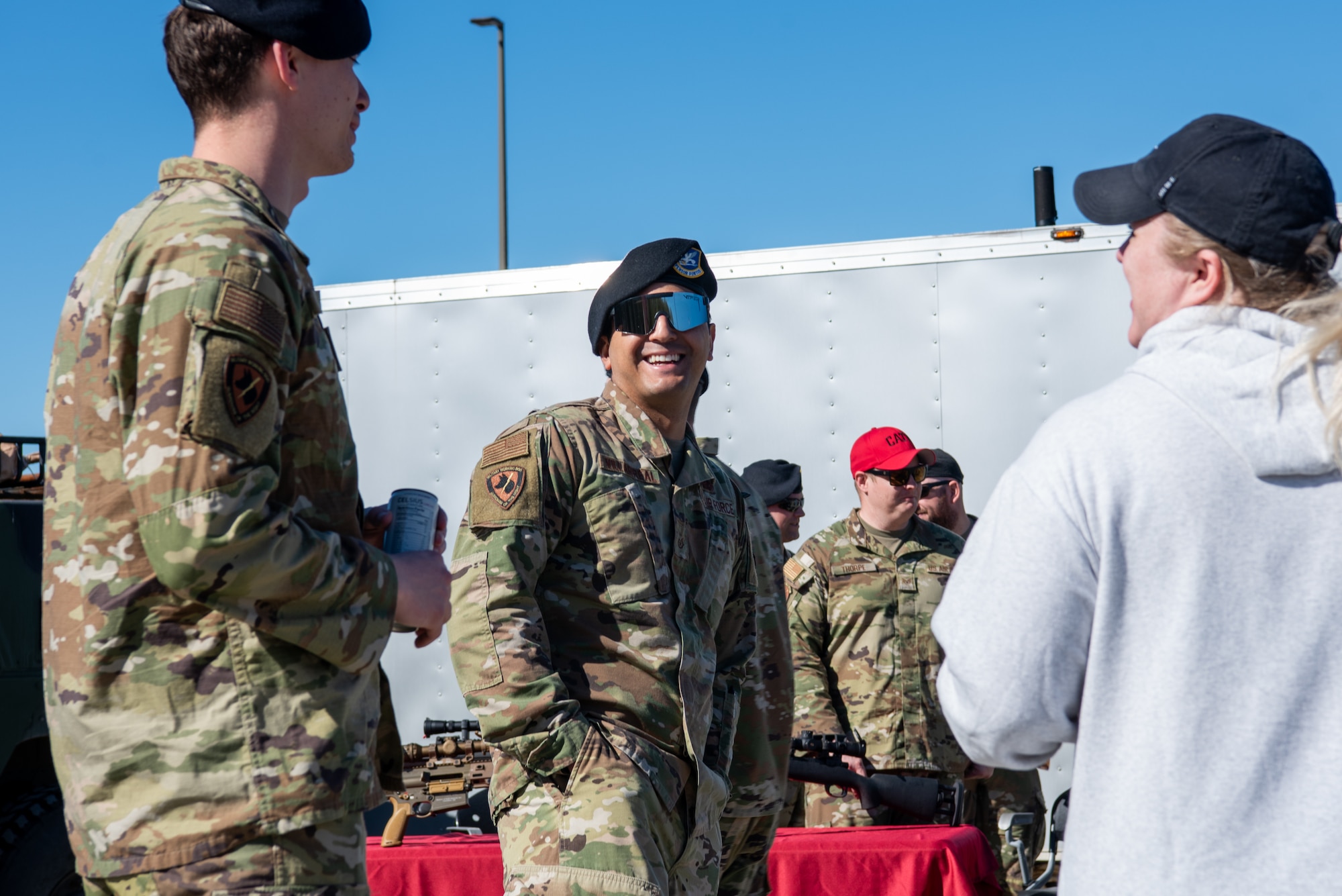 Defenders of the 673d Security Forces Squadron gather to honor National Police Week Joint Base Elmendorf-Richardson, Alaska.