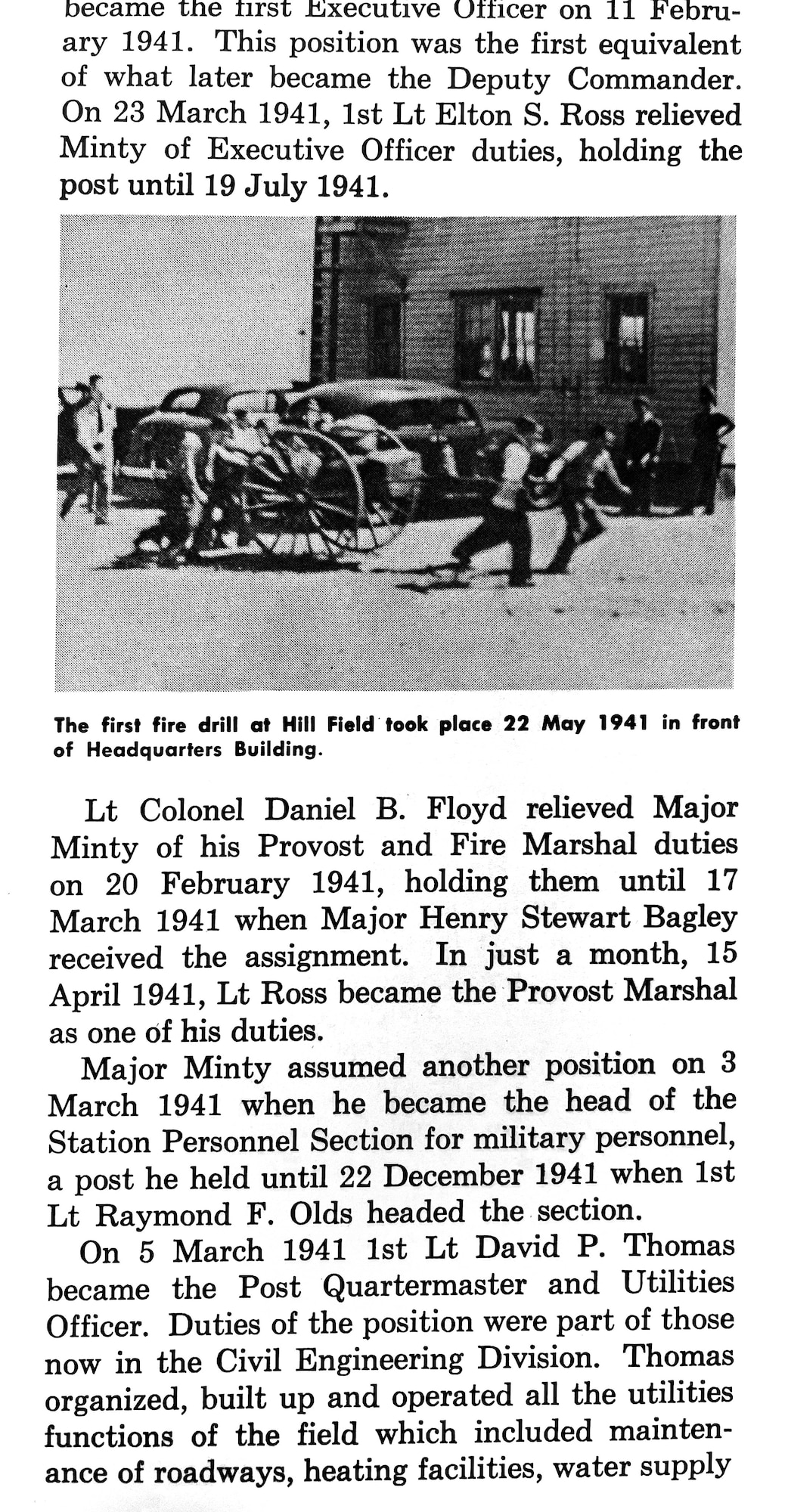 A newspaper clipping from 1941