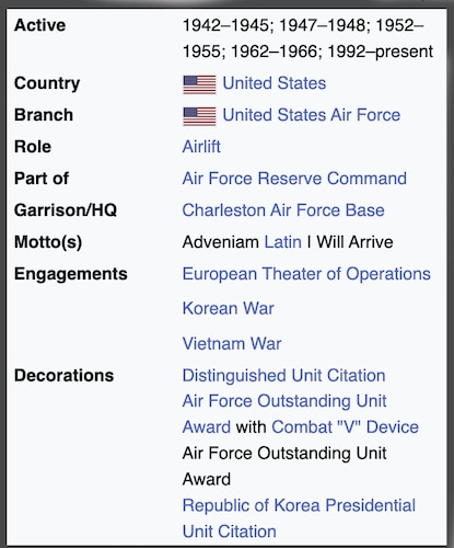 315th Operations Group Highlights