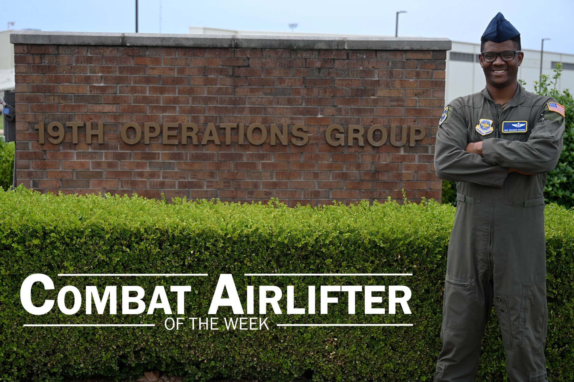 Tech. Sgt. Deondre L. Rogers, 19th Operations Group loadmaster instructor, is selected as Combat Airlifter of the Week May 20, 2024.