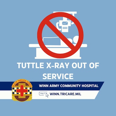 Tuttle Army Health Clinic at Hunter Army Airfield has temporarily paused x-ray services due to recent issues with the current machine.

Replacing the machine was already planned, and services would have been affected during that time. The ongoing issues with the old machine simply accelerated the date for pausing service.