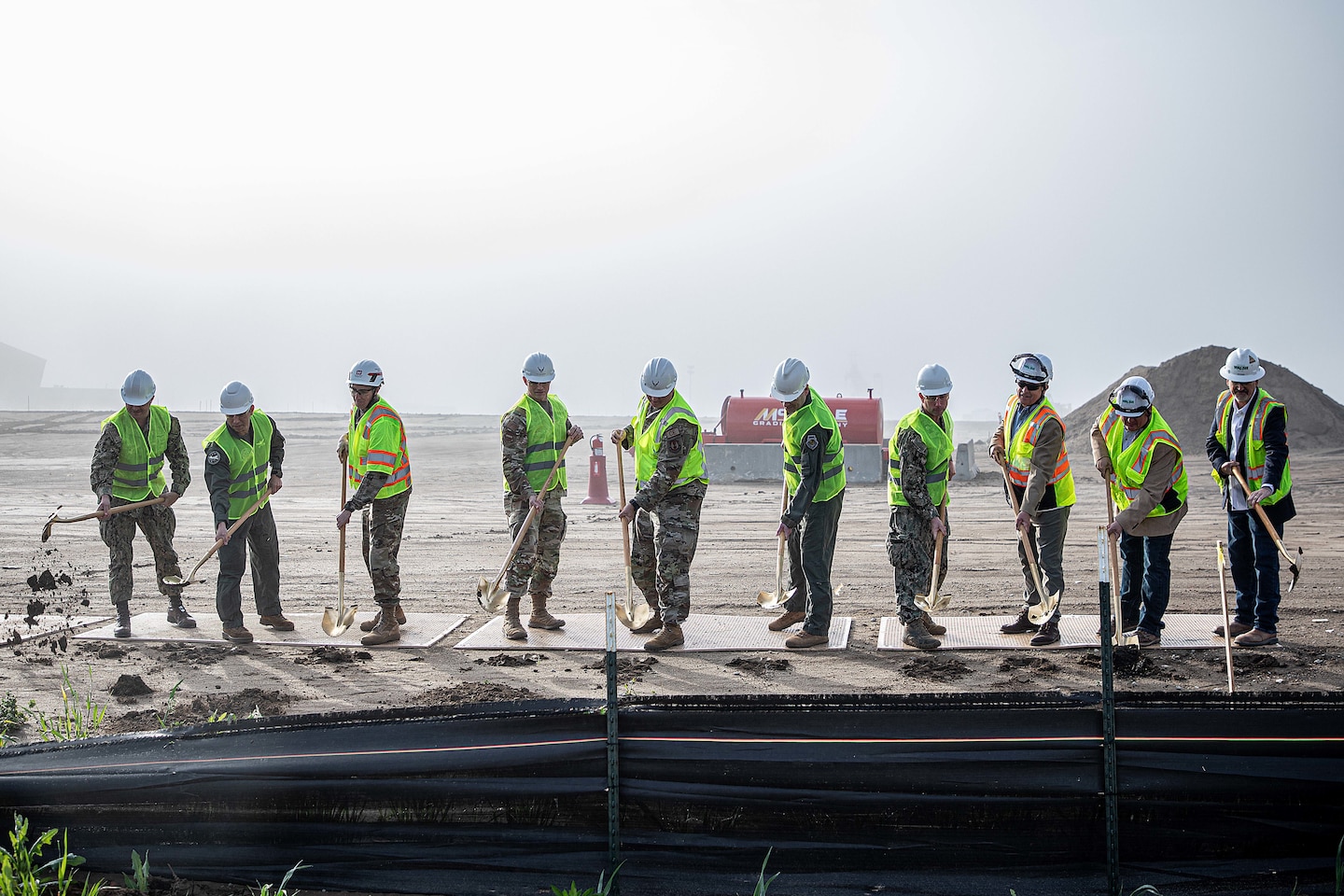 Photo from ground breaking ceremony.