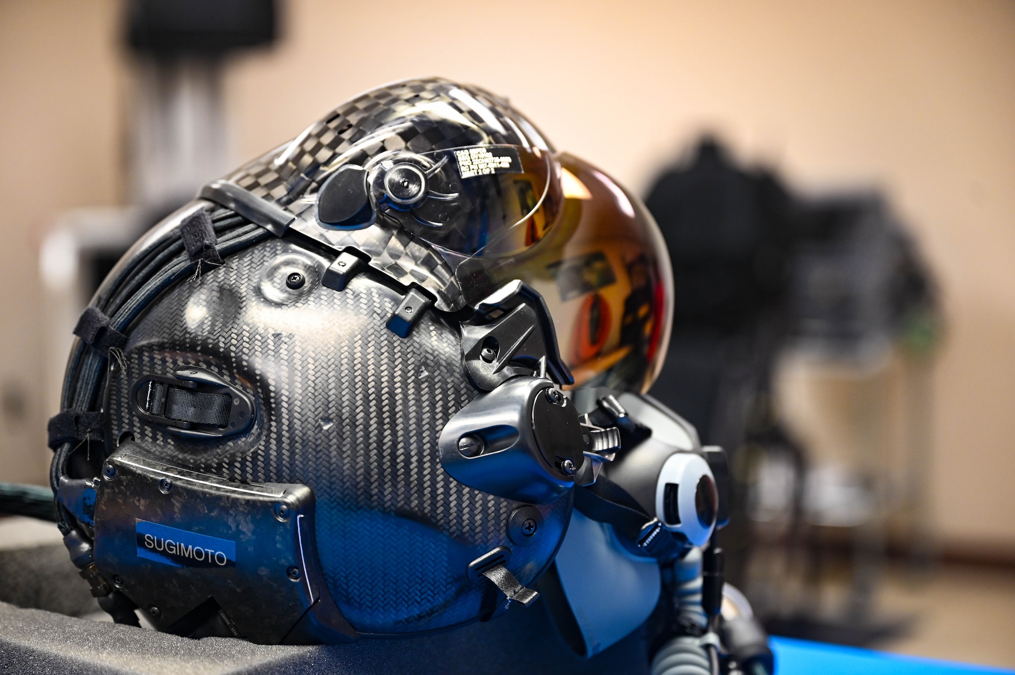 The F-35 Lightning II helmet is equipped with cutting-edge technology that provides pilots with critical flight information directly on the visor, enhancing situational awareness and mission effectiveness.
