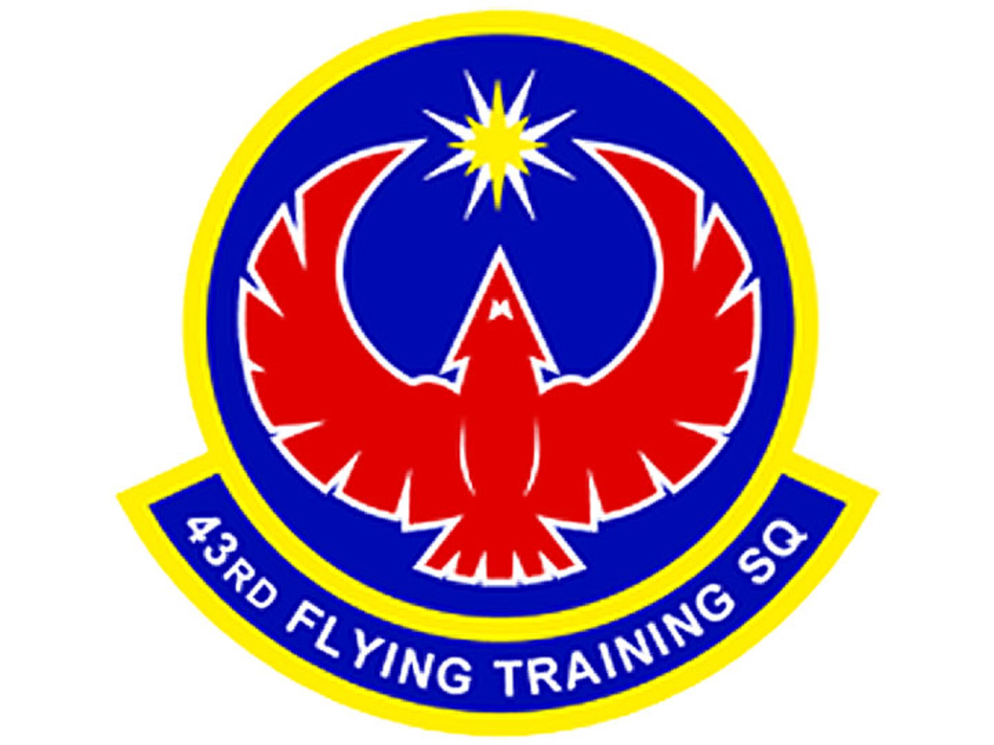 43rd Flying Training Squadron emblem. (U.S. Air Force graphic)