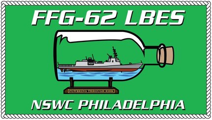 Building a “Ship in a Bottle” logo created by NAVSEA Command Visual Information Services (CVI) team. (U.S. Navy Graphic by Jon Wulfekuehler)