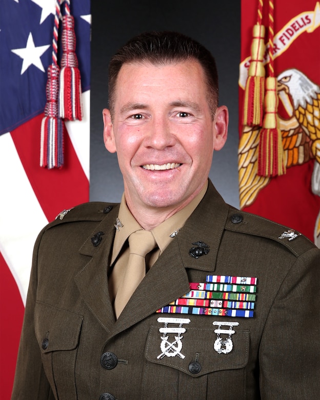 Command Board photo of Col. Chris P. Niedziocha.
