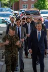 North Carolina Governor Roy Cooper conducts official visit of Camp Lejeune