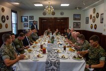 North Carolina Governor Roy Cooper conducts official visit of Camp Lejeune