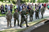Virginia, Kentucky and West Virginia National Guard Soldiers participated in a Victory in Europe celebration May 8, 2024, in Hranice, Czech Republic. The units mobilized to the Czech Republic under the command of the Virginia National Guard’s 3rd Battalion, 116th Infantry Regiment, 116th Infantry Brigade Combat Team.