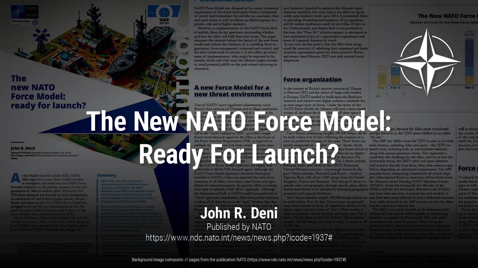 The New NATO Force Model: Ready For Launch? | John R. Deni