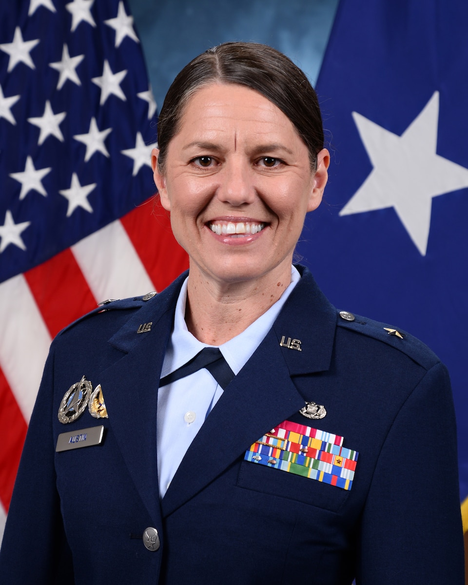 Official photo of Brig. Gen. Erica Austin.