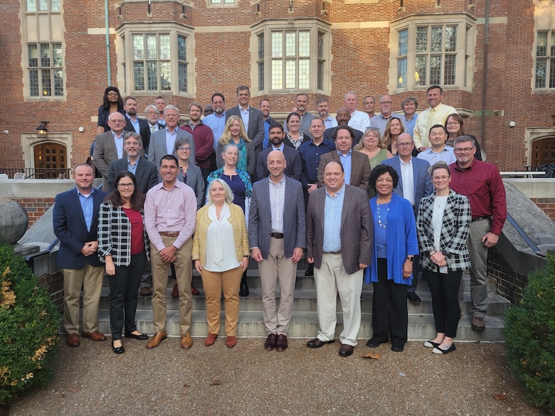 With the U.S. Army Corps of Engineers (USACE) Memphis District hosting the most recent in-person conference, the entire Deputy District Engineers for Programs and Project Management (DPMs) team traveled to Memphis, Tennessee, to meet for their semi-annual DPM Forum, which began April 30 and concluded on May 2. 

Pictured is the USACE DPM Forum team taking a group photo to celebrate another successful in-person meeting, completed in October 2022.