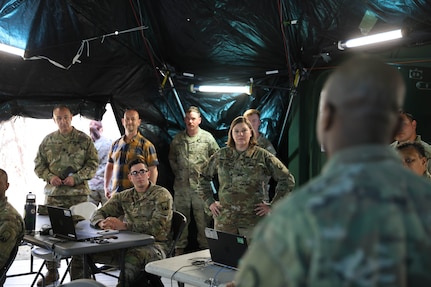 7th Mission Support Command's senior leaders visit Defender Europe