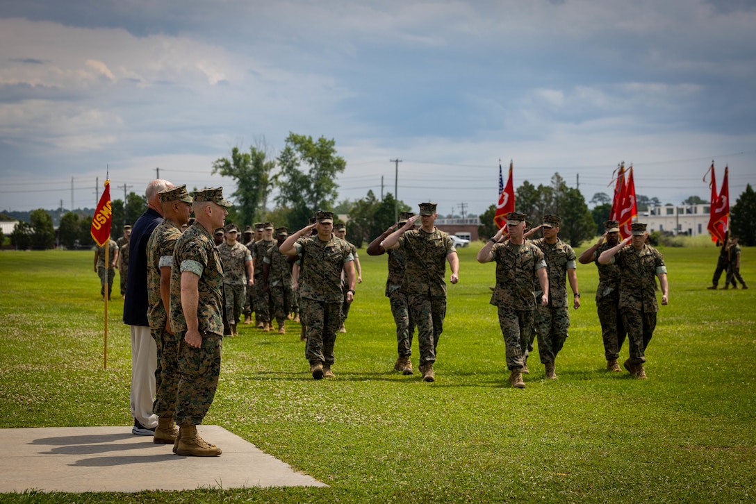 The relinquishment of command ceremony represents the transfer of responsibility, authority and accountability from the outgoing commanding general to the incoming acting commander.