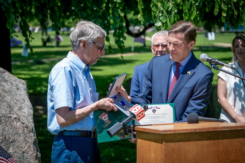 Connecticut World War I Soldier posthumously receives Purple Heart