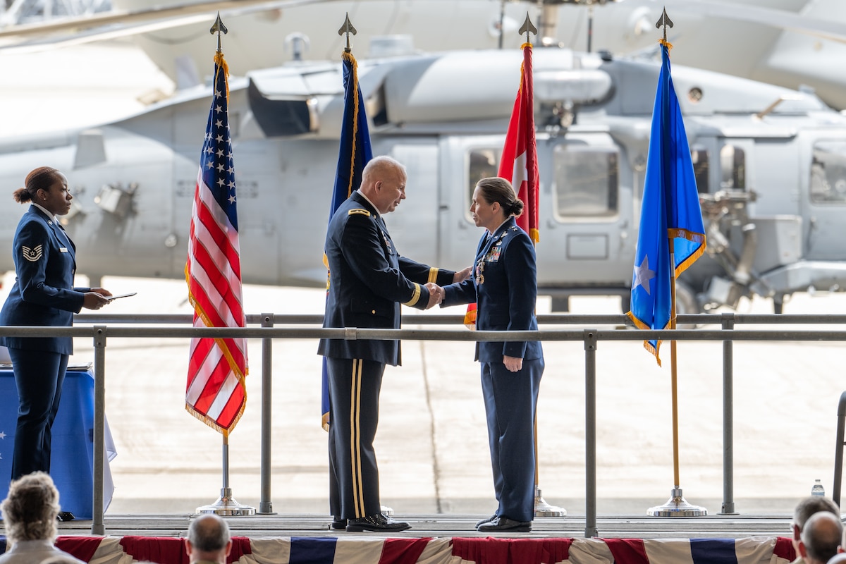 Commander of New York Air Guard, Major General Denise M. Donnell, retires after 31 years of military service.