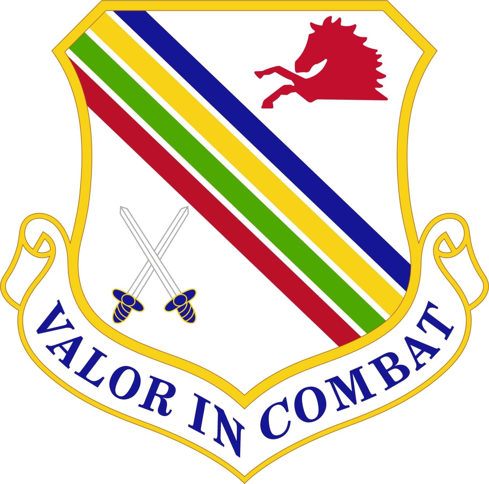 354th Fighter Wing Valor in Combat patch logo.