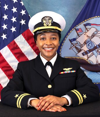 POINT MUGU, Calif. -- Official portrait of LT Shanice Wormley., officer in charge, Center for Naval Aviation Technical Training Detachment Point Mugu. (U.S. Navy photo)