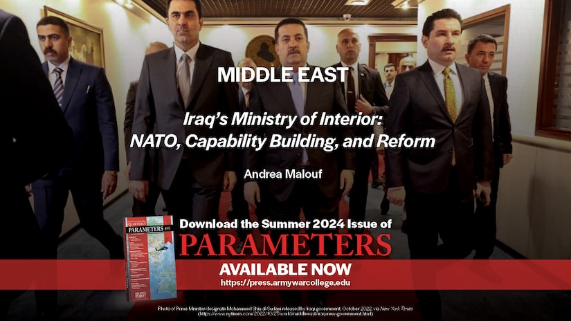 Iraq’s Ministry of Interior: NATO, Capability Building, and Reform | Andrea Malouf